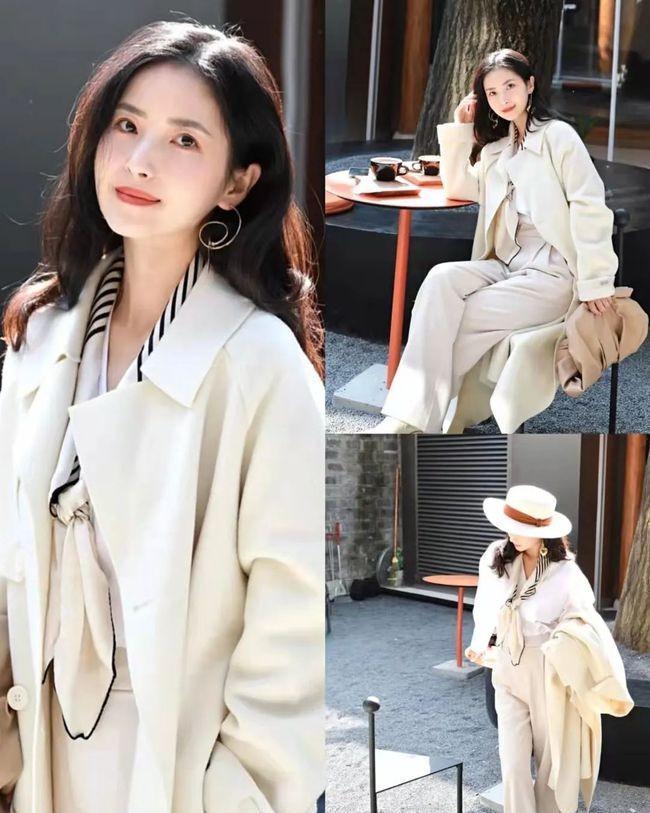 大衣 大衣才是秋冬的王者,这5种颜色的大衣,像模特这样搭配美爆了