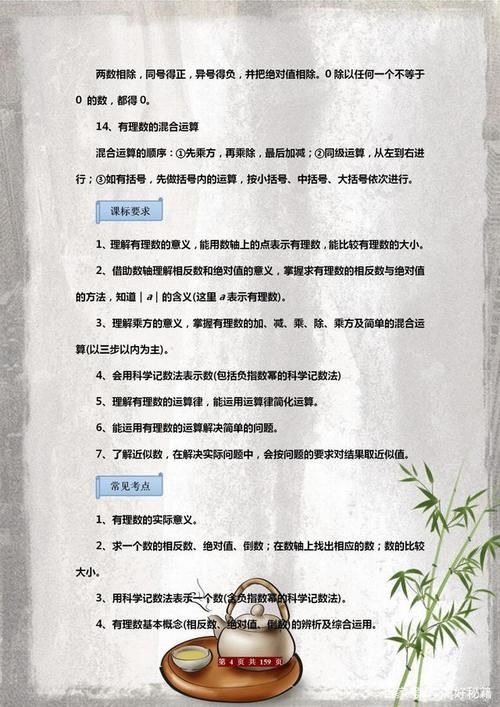 人手|考试中心：中考数学总复习知识归纳大全，建议初中生务必人手一份