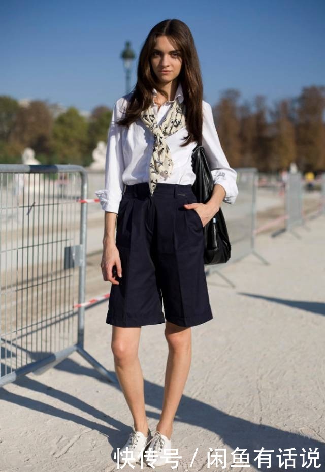 及膝裤|40+女人穿短裤不得体?我却被孟晚舟的“及膝裤”种草,舒服大气