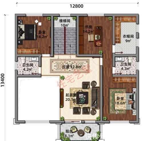 图纸|老妈选了2套农村自建房三层别墅图纸，造价只要25万，哪套好看