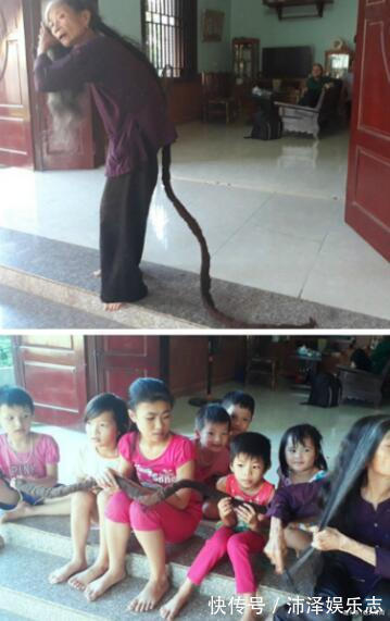 长头发|84岁农村老奶奶,25年不剪头发,头发变成了一根“蛇”