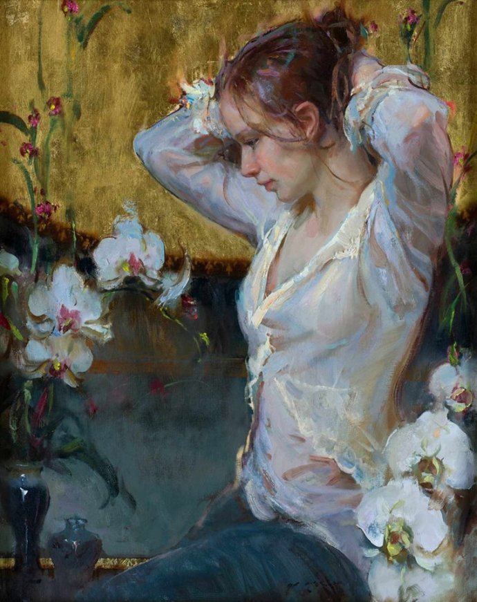 肖像!充满色彩、自由、深度的笔触的人物肖像油画作品