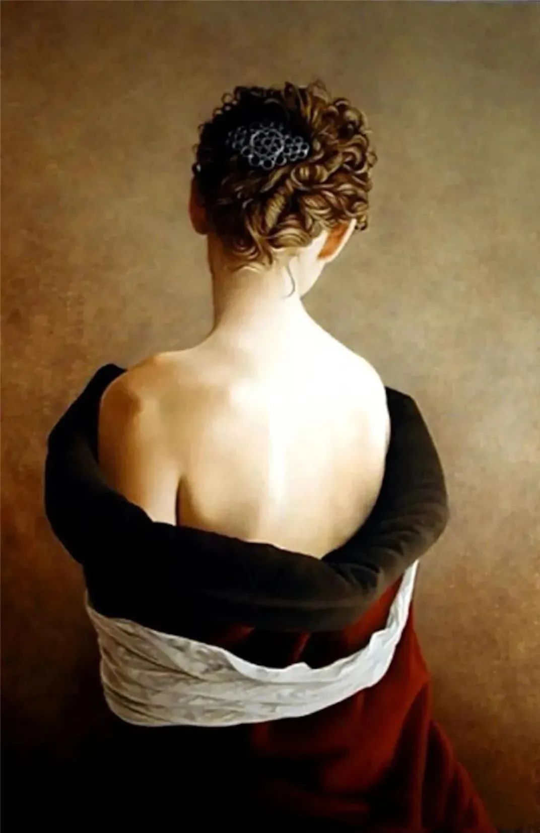 学院派#美国当代学院派画家大卫·格雷的作品,古朴之美,甚美