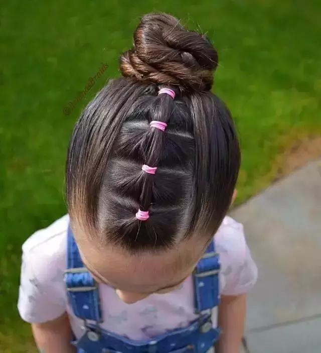 编发 72款好看的儿童编发,有闺女了就要给她编这样的发型,宝妈快收藏