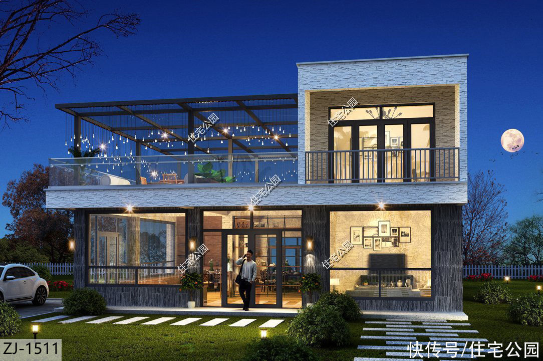 罗马柱|谁说农村别墅一定要有罗马柱?看看这10套户型,每套颜值都很高