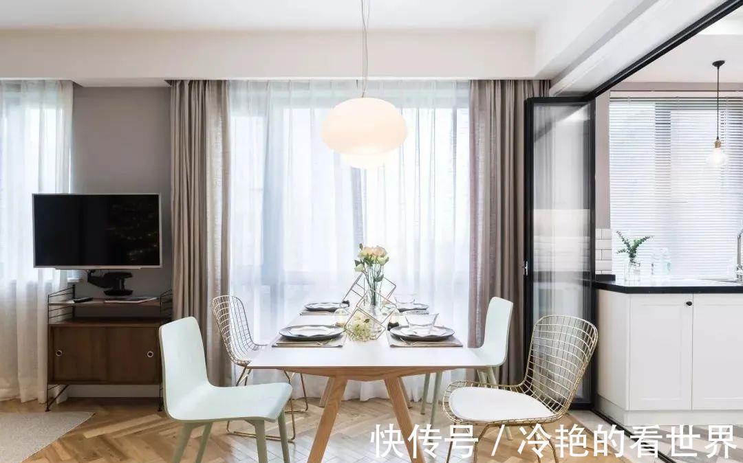 色调|89㎡北欧风小户型,低调灰+白色+原木色设计,打造温馨小家