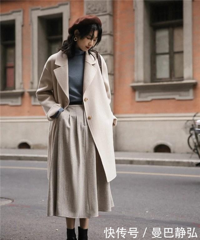 秋冬大衣穿搭指南:一看款型,二定颜色,三挑长度,这么穿就对了
