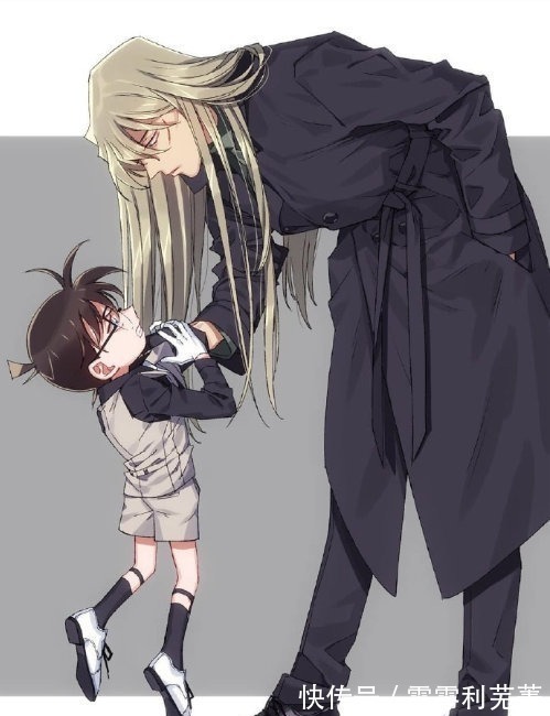 小兰|画师笔下的名侦探柯南,安室透好像柯南的亲哥哥