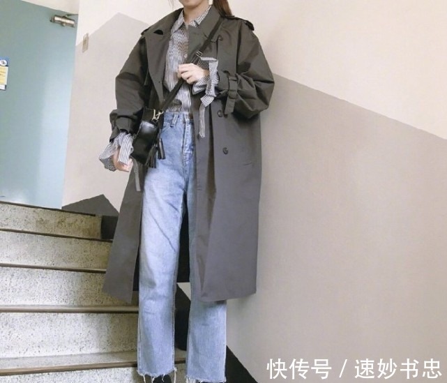 简约 风衣,我喜欢这样穿!简约精致又贼拉风,上街后非常吸睛!