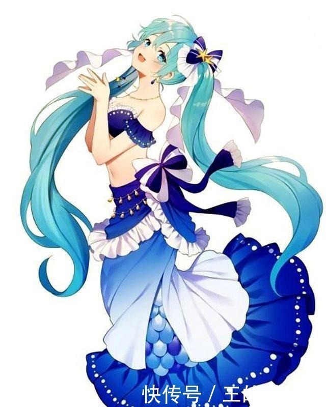 动漫人物|画稿能和手办相结合视觉效果震撼,“美人鱼”形象深入人心