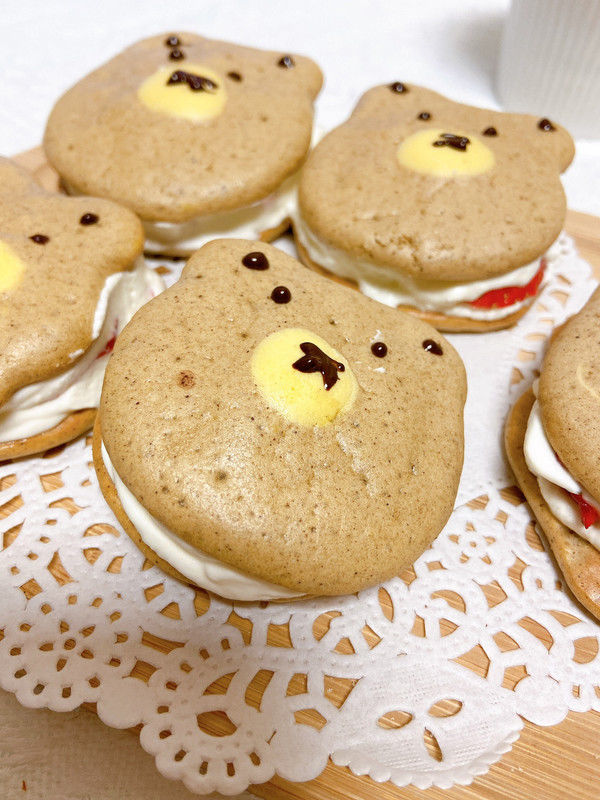 0难度的小熊蛋糕，好吃到停不下来