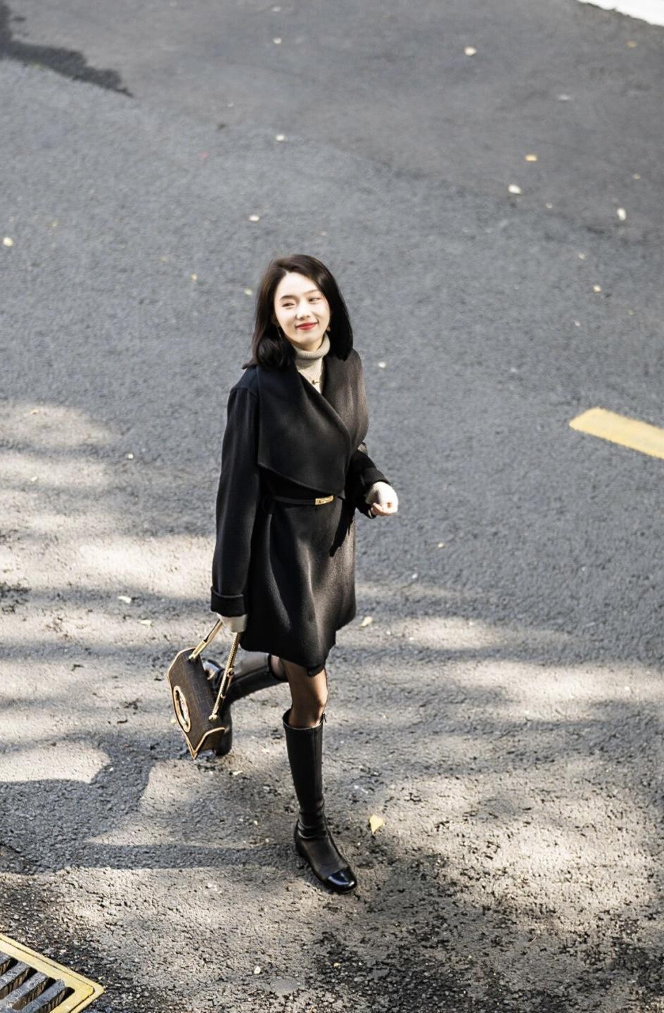 博主 羽绒服太显胖了,快来试试这些“大衣”,温柔保暖又有格调