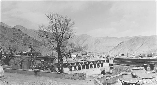 新晋|1925年甘肃夏河拉卜楞寺近照,闻思学院经堂与大厨房景象