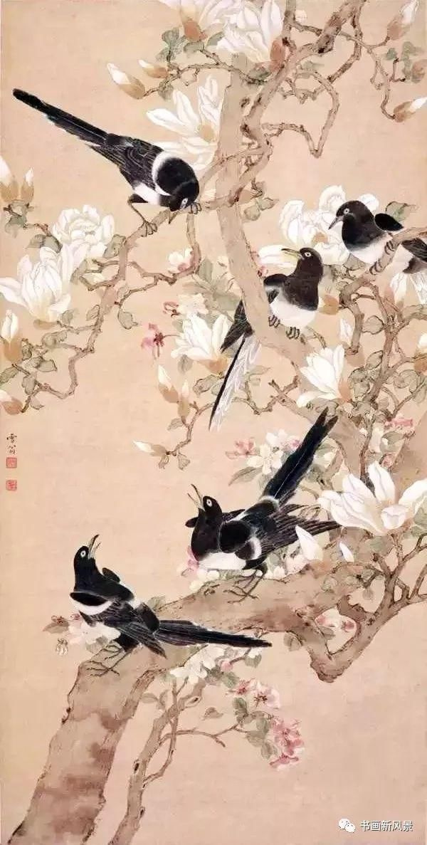 两位工笔大师笔下的喜鹊，你更喜欢哪一位的？