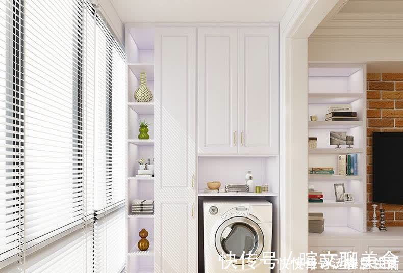 衣帽间|房子装修不要把洗衣机放阳台了,外国家庭都这样摆,后悔我家放错