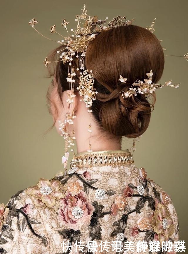 皮筋|惊艳!中式新娘发型这样做,魅力值满分