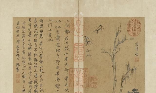 绘画#700年前的一张古画谱，被乾隆独自珍藏，寥寥几笔却甚为可贵