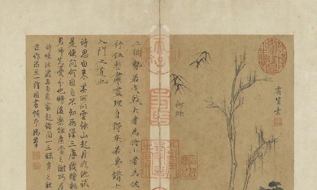 绘画#700年前的一张古画谱,被乾隆独自珍藏,寥寥几笔却甚为可贵