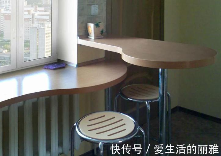 桌面|窗台边空着别浪费,延伸10cm宽做窗台桌,5种设计白白多个吧台区