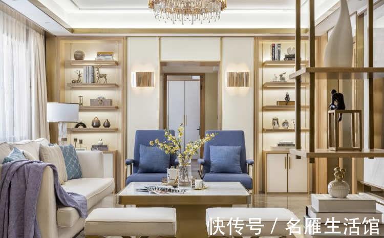 奢华|温州女士的现代四居室,巧用金属元素,精致中透着小奢华