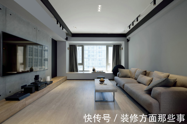 组合柜|125平现代风三居室,给人带来前卫、不受拘束的感觉