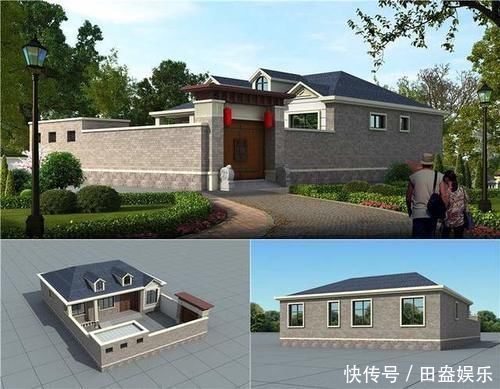 父母|农村建房设计效果图，简单大方，父母住在里面都乐呵呵