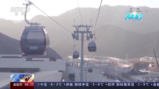 班车|国家高山滑雪中心举行索道系统压力测试