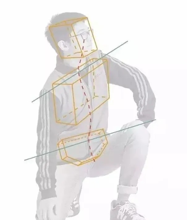 衣褶$你画的蹲姿动态速写是不是很容易“扑街”?