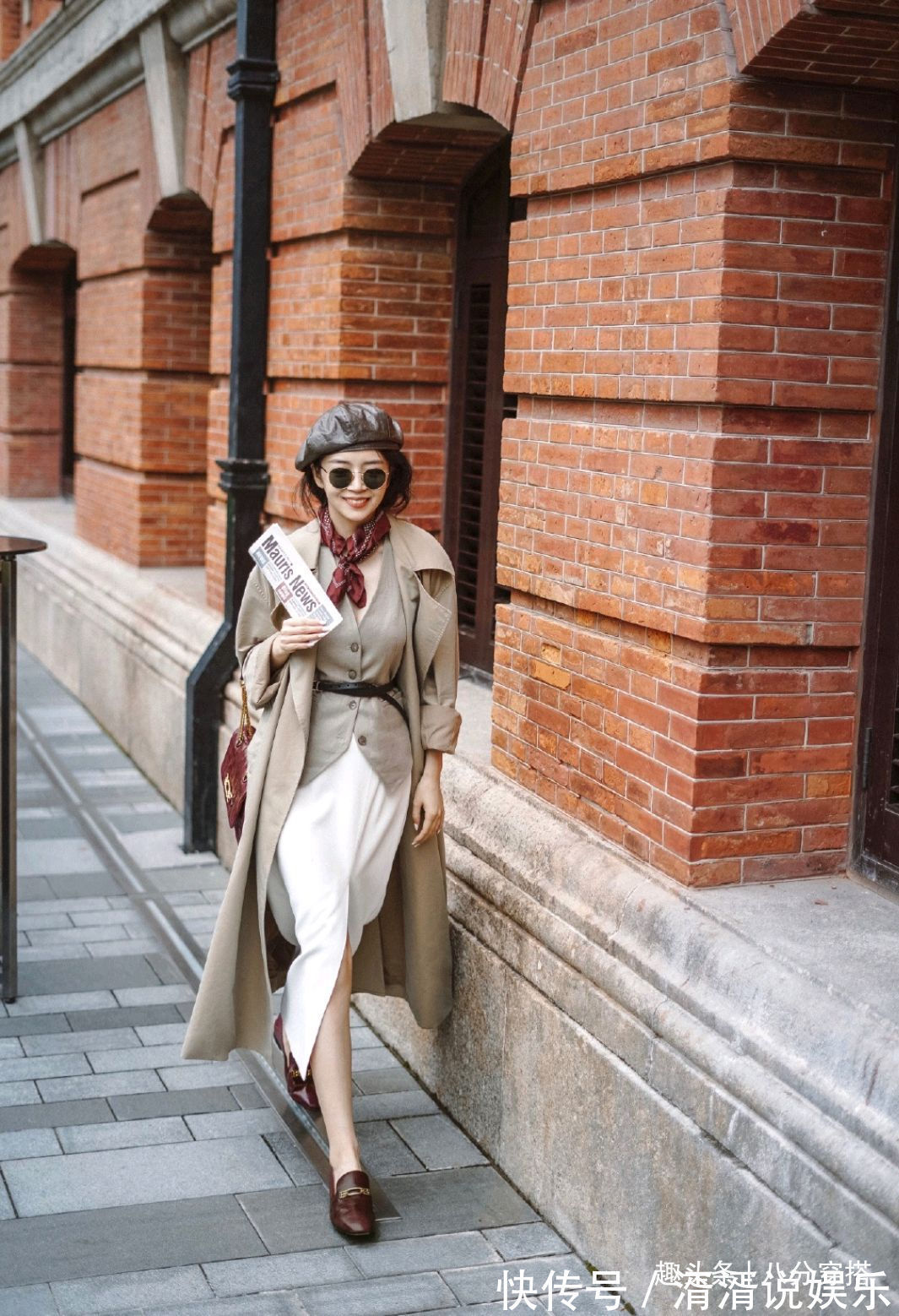 风衣|秋季风衣穿搭有讲究，看看三木的高级感穿搭，细节处处透着精致感