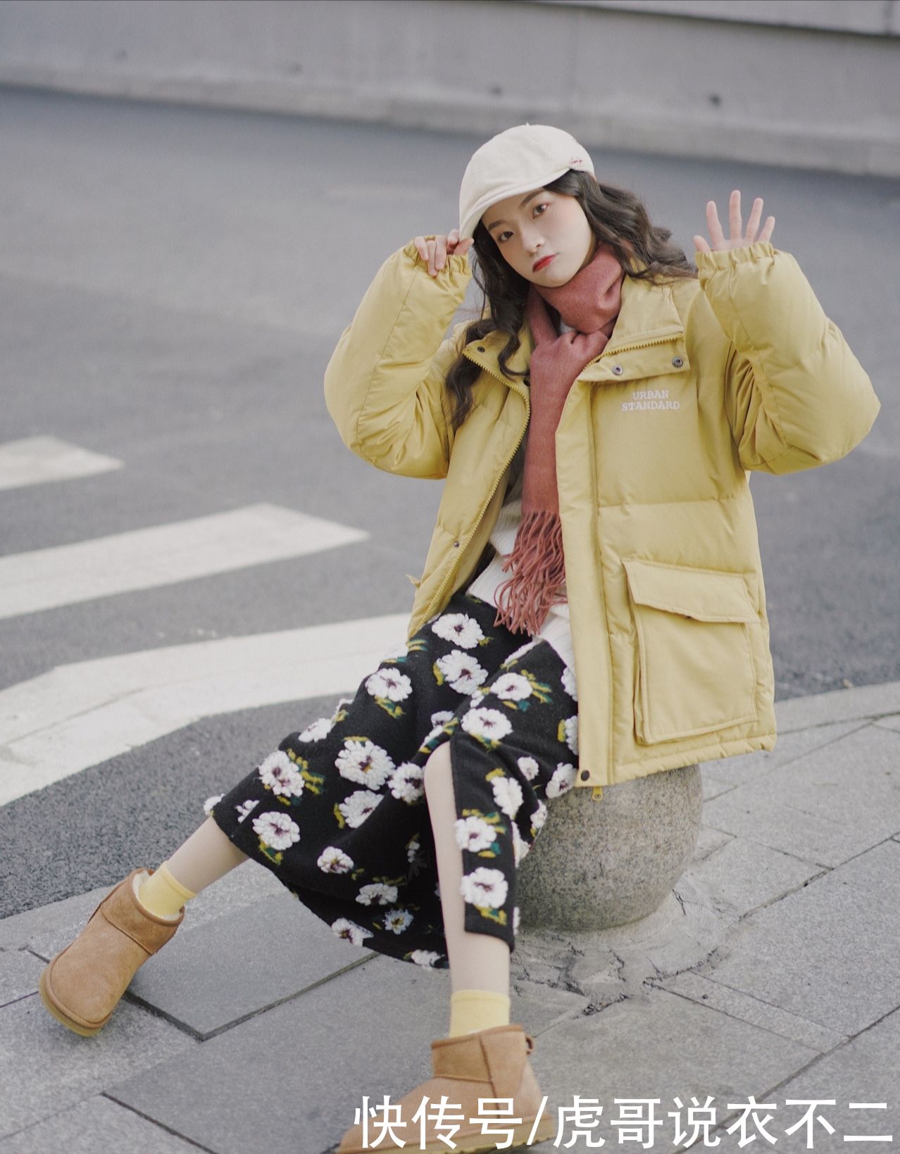 小个子女生冬季怎么搭才不普通？韩系风了解一下，清新减龄又甜美