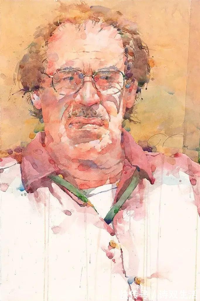 艺术学院&他笔下的人物生动活泼,色块叠加的恰到好处!