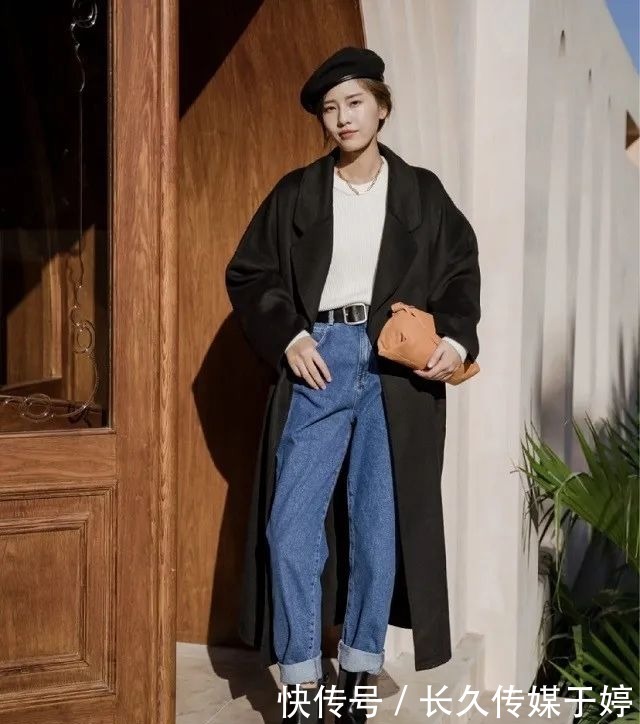 冬天穿“长大衣”，学会这3种穿法