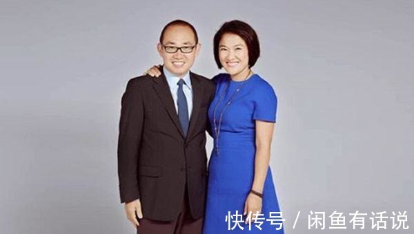 穿搭|潘石屹老婆罕露面，短发配蓝裙气场强大，两口子精英气质还真登对