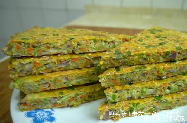 一颗白菜3个蛋,教你懒人早餐新吃法,不炒也不炖,比馅饼还要香