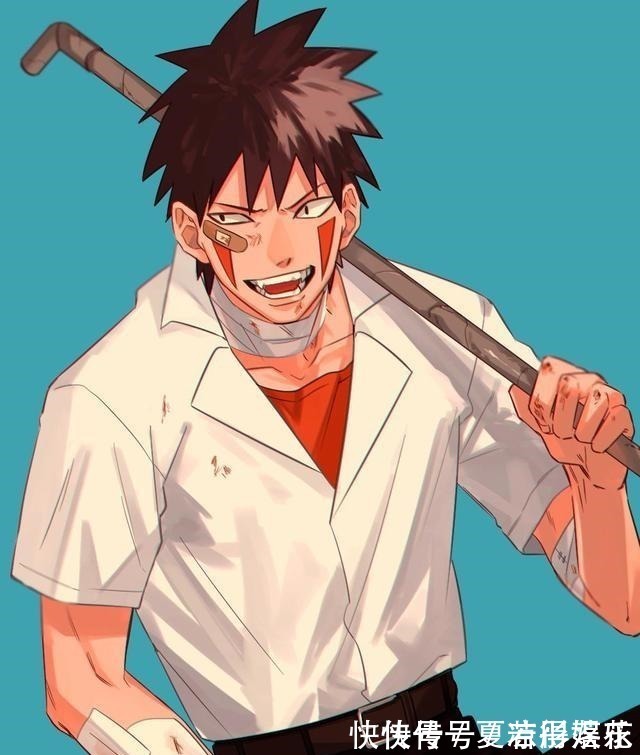 漩涡鸣人|《火影忍者》来到现代校园,佐助战损依然帅气,鹿丸气场过于强大