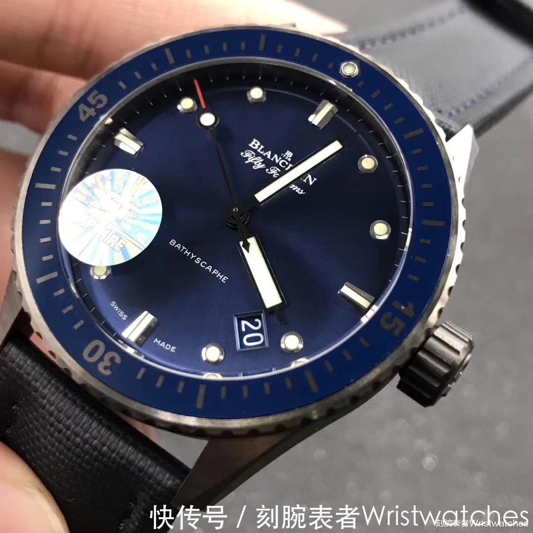 详解|GF厂宝珀五十噚蓝面「灰色陶瓷」做工详解,超越ZF五十噚?