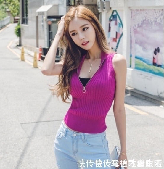 紫衣|风情女人味紫衣背心，满分的身材，你的最爱