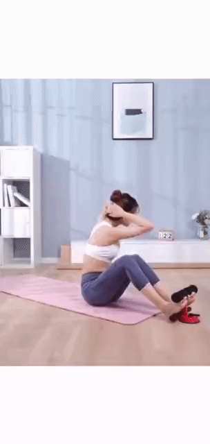 仰卧起坐|微胖美女,利用健身的方式来塑造身材,拥有成熟又迷人的线条