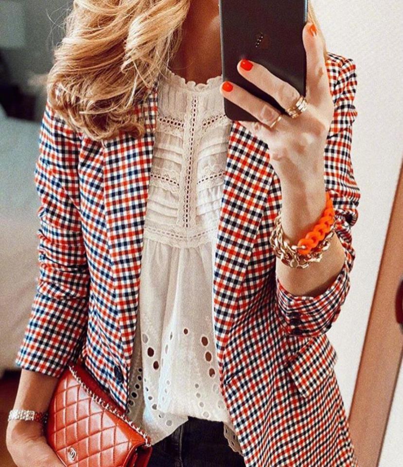 t恤|秋冬纯色西装的穿搭未免老气!格纹西装才是正统,尽显帅气风格