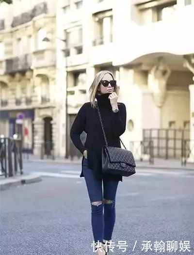 今年最火的高领毛衣，这样穿才够美！