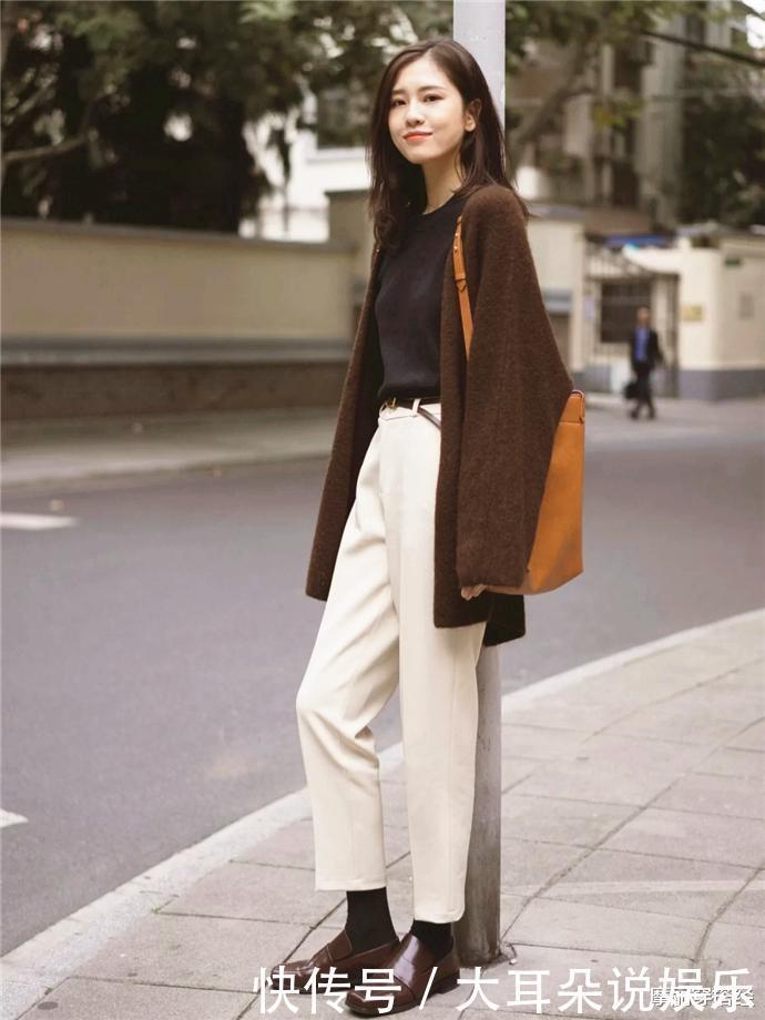 拿下|小个子还在犹豫什么厚底小皮鞋快安排上,增高和时髦全拿下