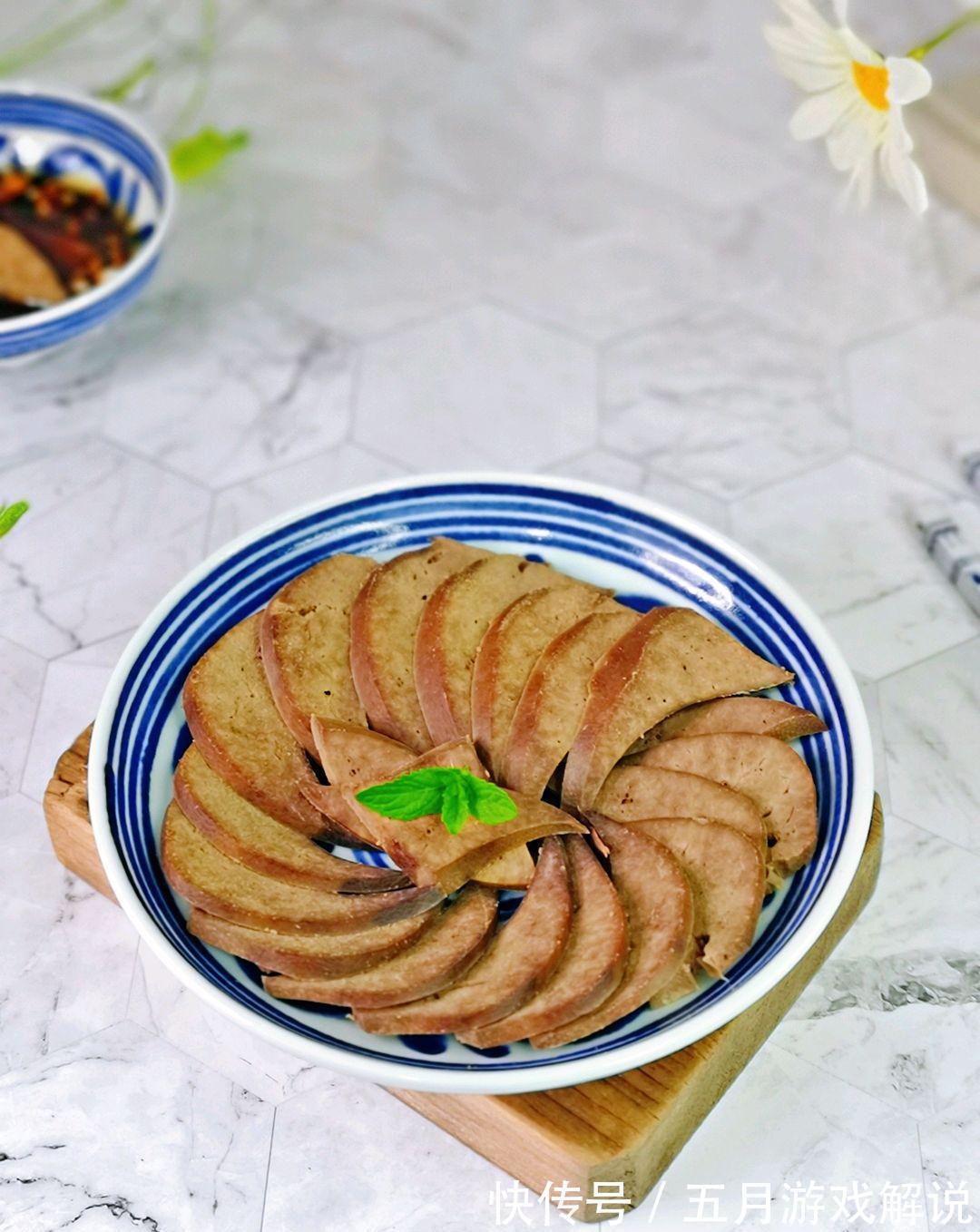 自制五香猪肝,下酒又下饭,嫩口鲜香回味无穷