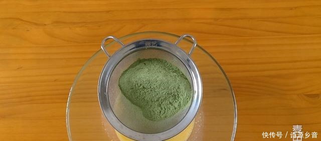 一起来做抹茶蛋糕卷吧，漂亮毛巾面，一卷就成功