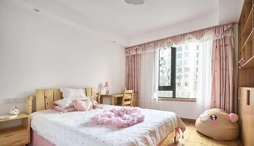 打通|120㎡两房两卫,餐厨客空间打通,5.6W打造原木居酒屋