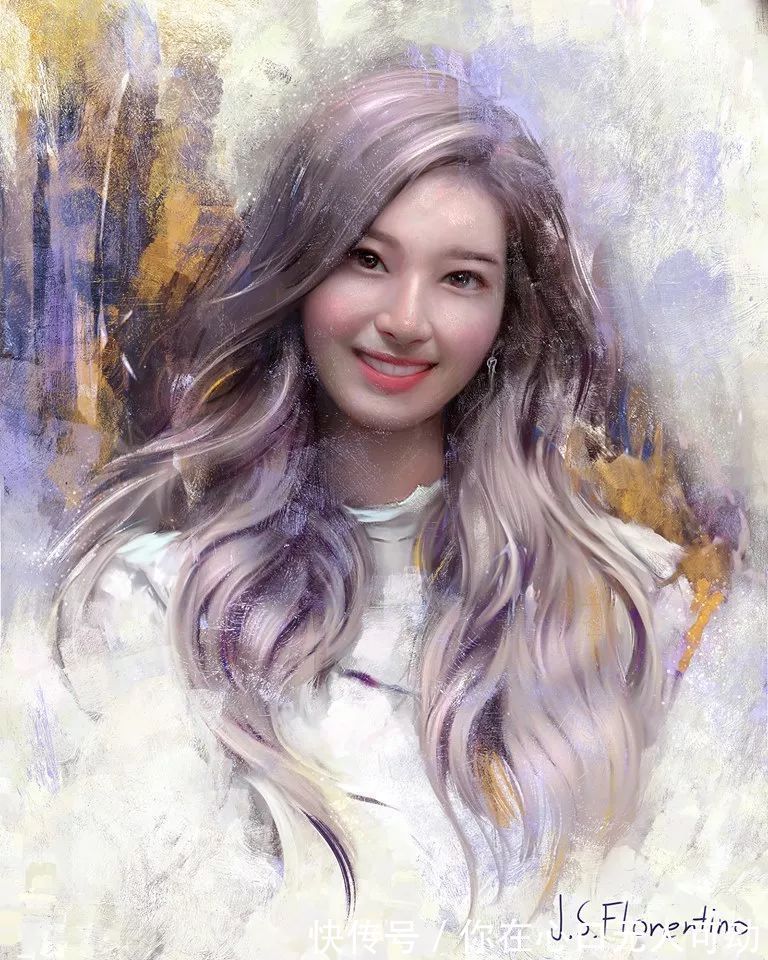 mandy!这三位艺术家的画中女子,楚楚动人,美若天仙