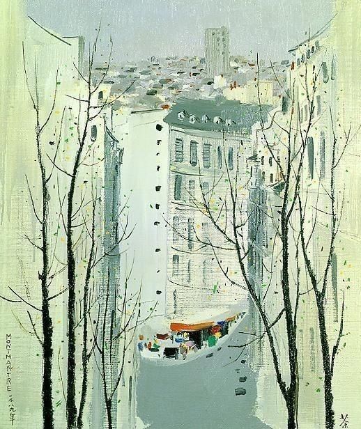 吴冠中|“中国画”吴冠中画的太好,中国画在他笔下活了起来