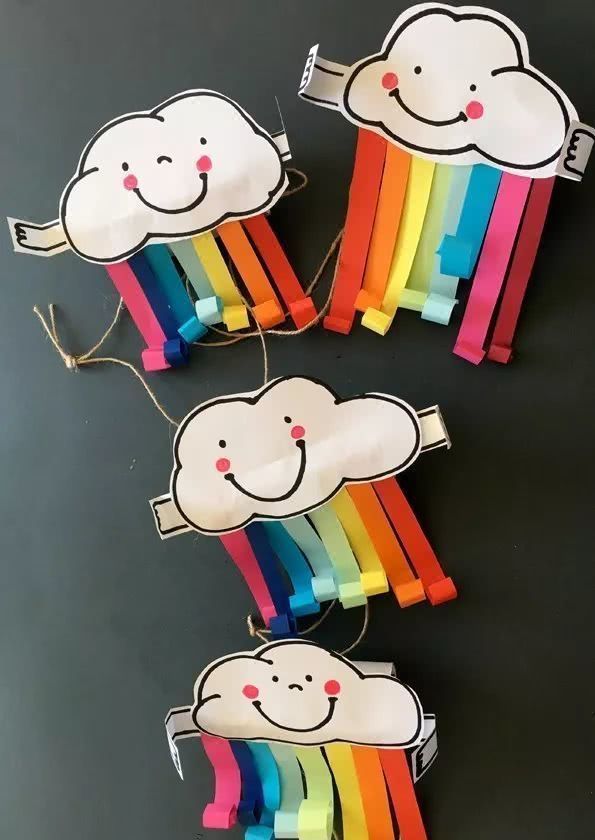 七色|和孩子一起制作七色彩虹挂件,挂在小房间,赏心悦目