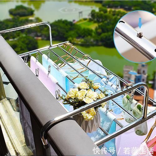 晾衣架|老婆无意间发现一户人家阳台,太高级了,先拍照等有了房照着装