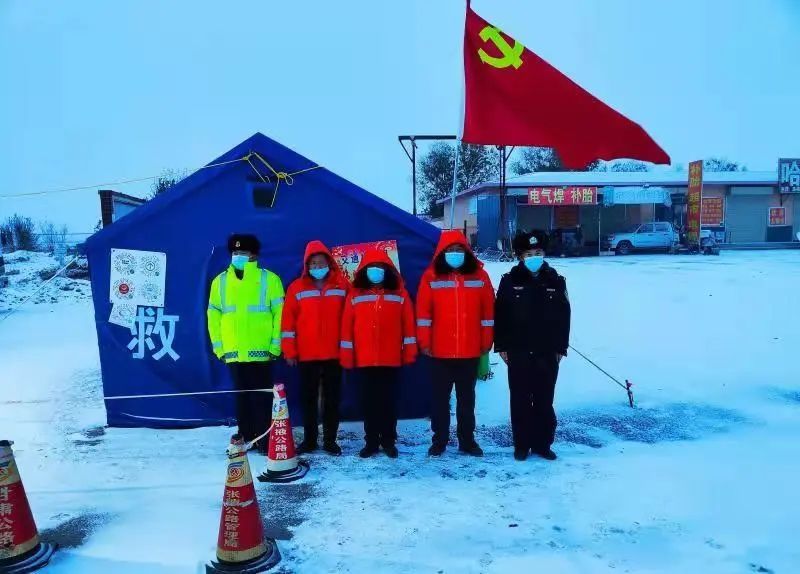 风雪|【疫情防控 张掖在行动】点赞！风雪中的坚守