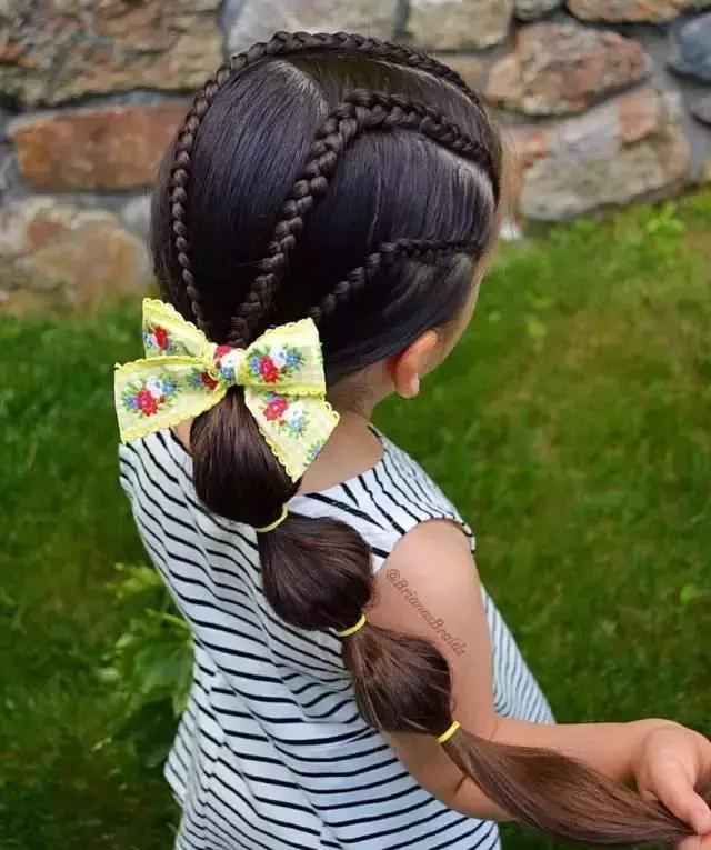 编发 72款好看的儿童编发,有闺女了就要给她编这样的发型,宝妈快收藏